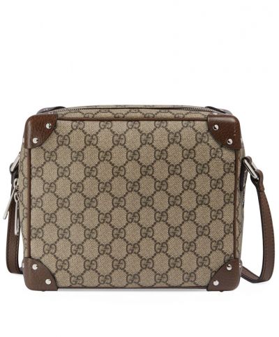 Replica Gucci Messenger bag with Interlocking G 674164 Brown Fake From China